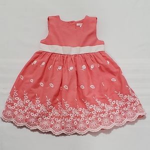 Janie and Jack Girls Embroidered Dress
